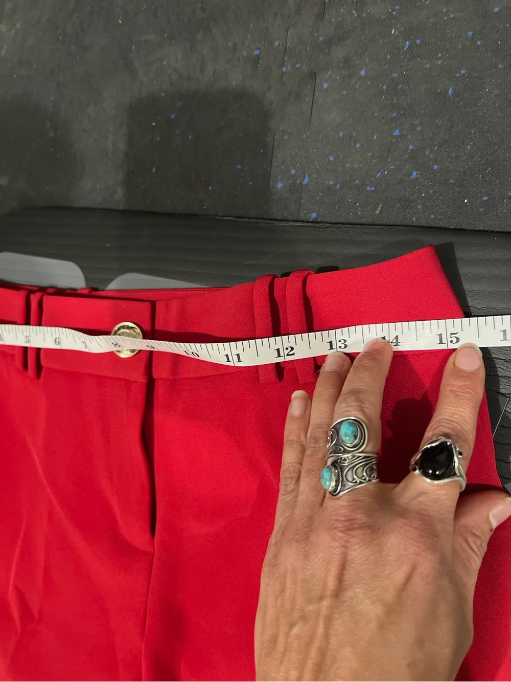 Karl Lagerfeld new Red Wide Leg Dress Pants - Picture 8 of 8